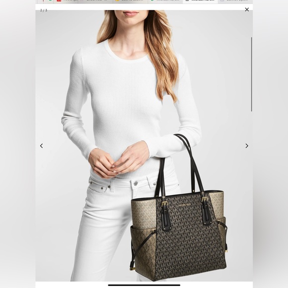 Last one✨Michael Kors large voyager shoulder tote bag - Picture 2 of 16